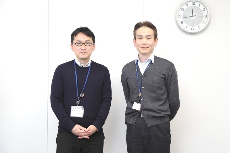 今回取材にご協力いただいた、「藤沢市 藤沢駅周辺地区整備担当」戸村さん（左）、浅野さん（右）
