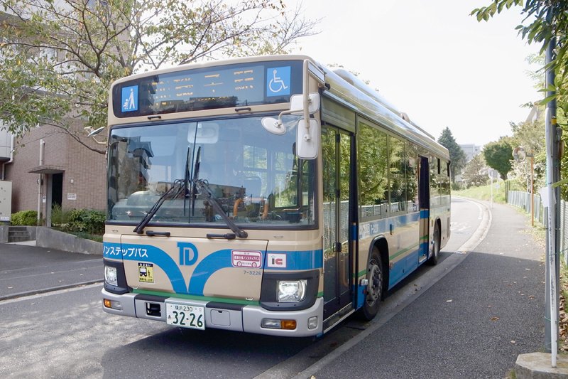 「磯子」駅行きのバス