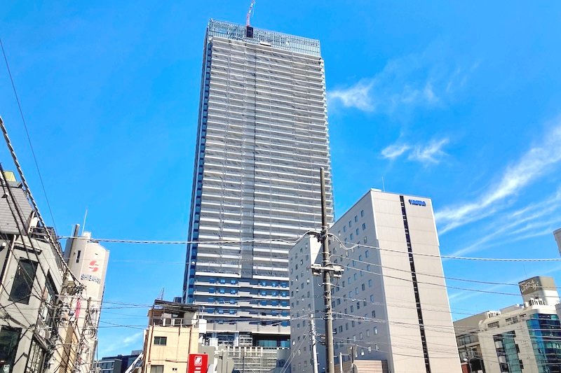 建設中の「THE YOKOHAMA FRONT TOWER」