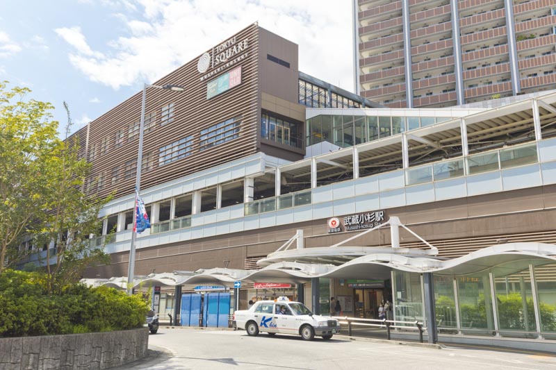 東急東横線「武蔵小杉」駅、周辺の様子