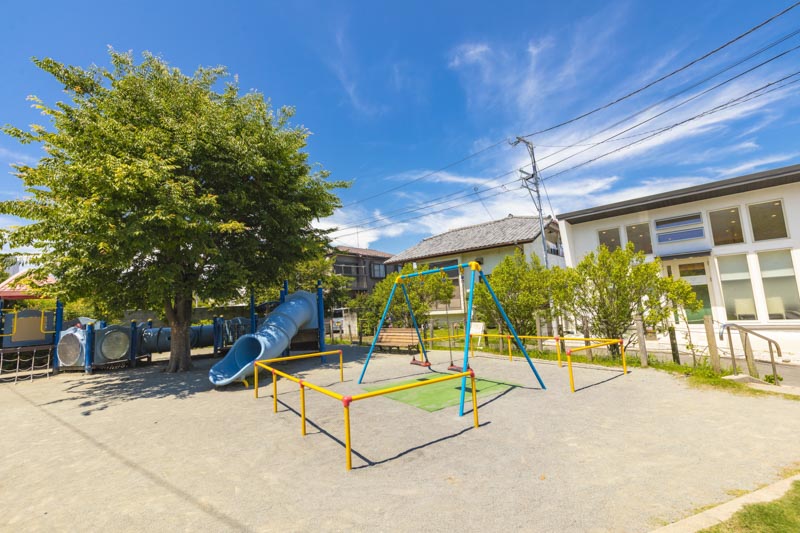地域の子どもが集まる「亀井児童公園」